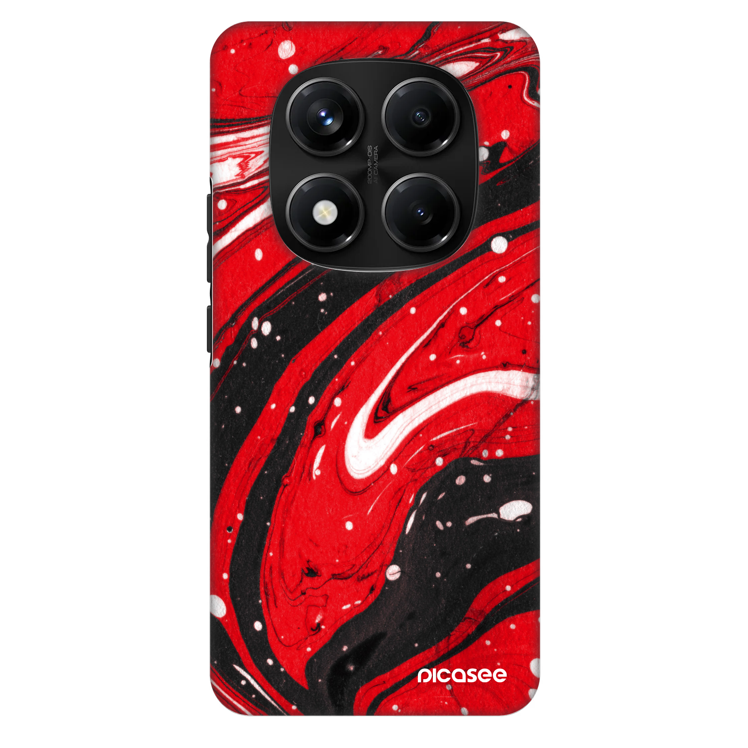 Picasee Fashion Case za Xiaomi Redmi Note 14 Pro+ 5G - Red black