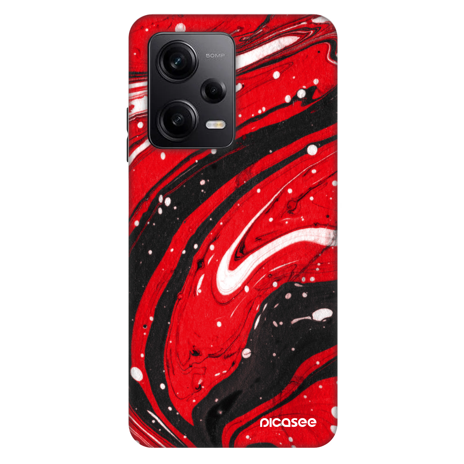 Picasee Fashion Case za Xiaomi Redmi Note 12 Pro+ 5G - Red black