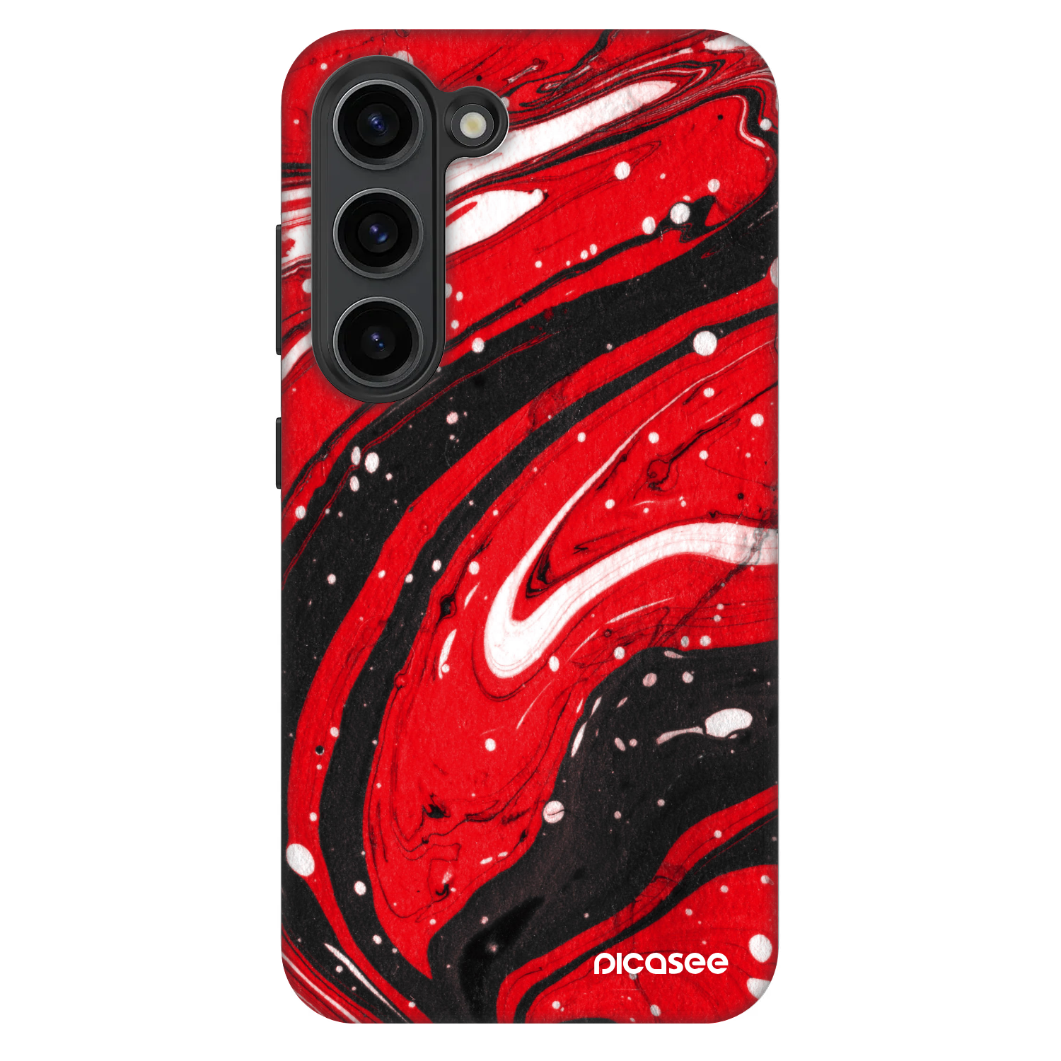 Picasee Fashion Case za Samsung Galaxy S23+ 5G - Red black
