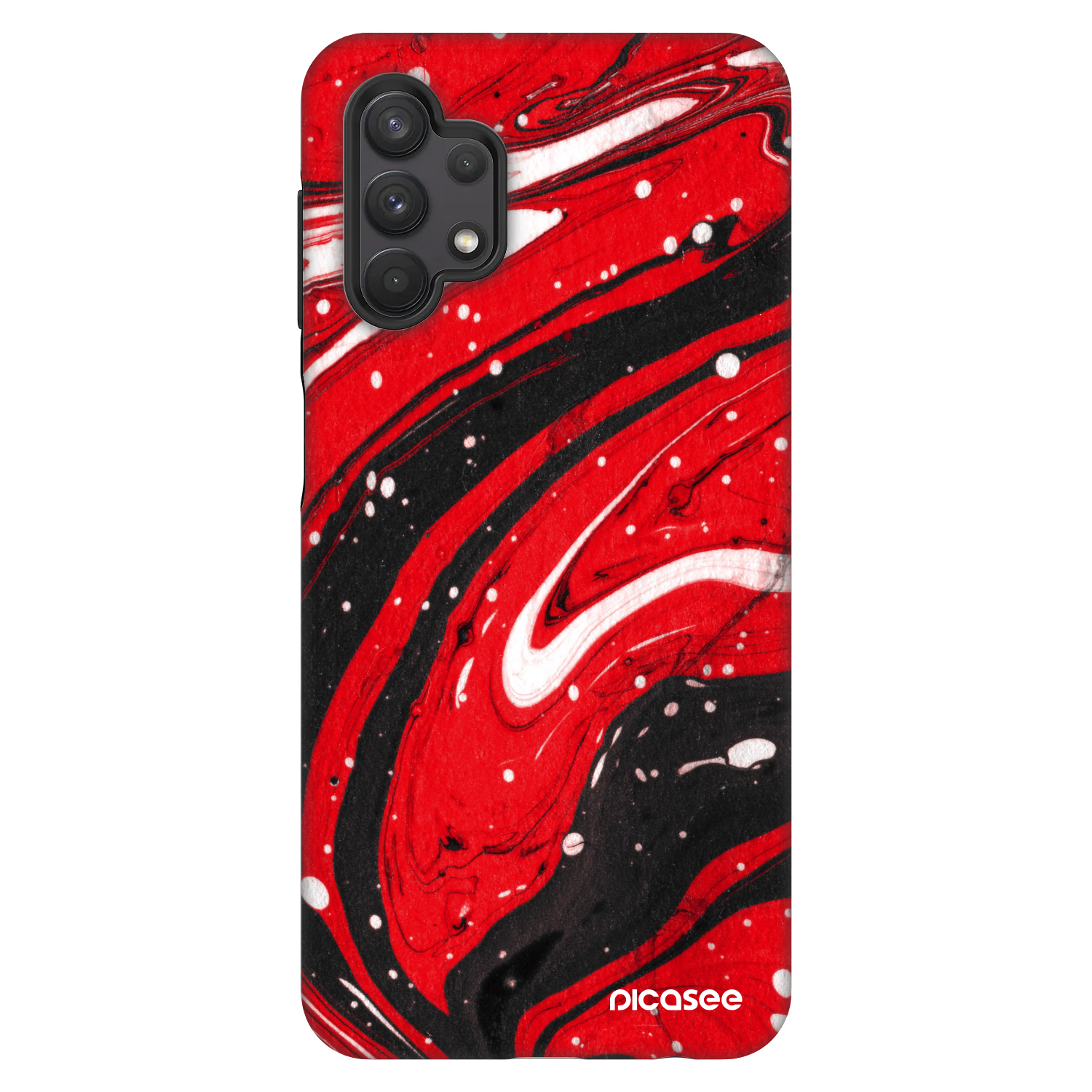 Picasee Fashion Case za Samsung Galaxy A32 5G A326B - Red black