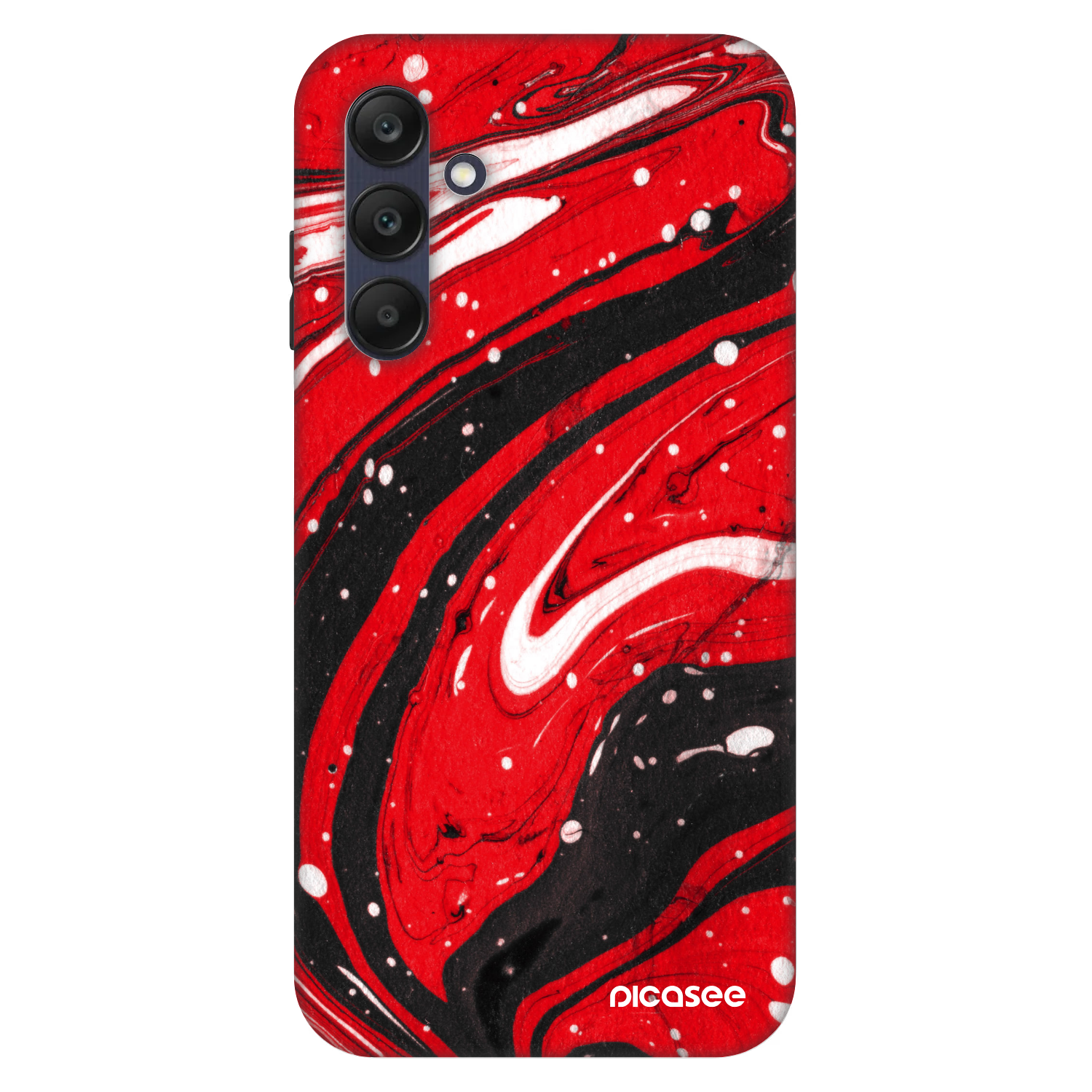 Picasee Fashion Case za Samsung Galaxy A25 A256B 5G - Red black