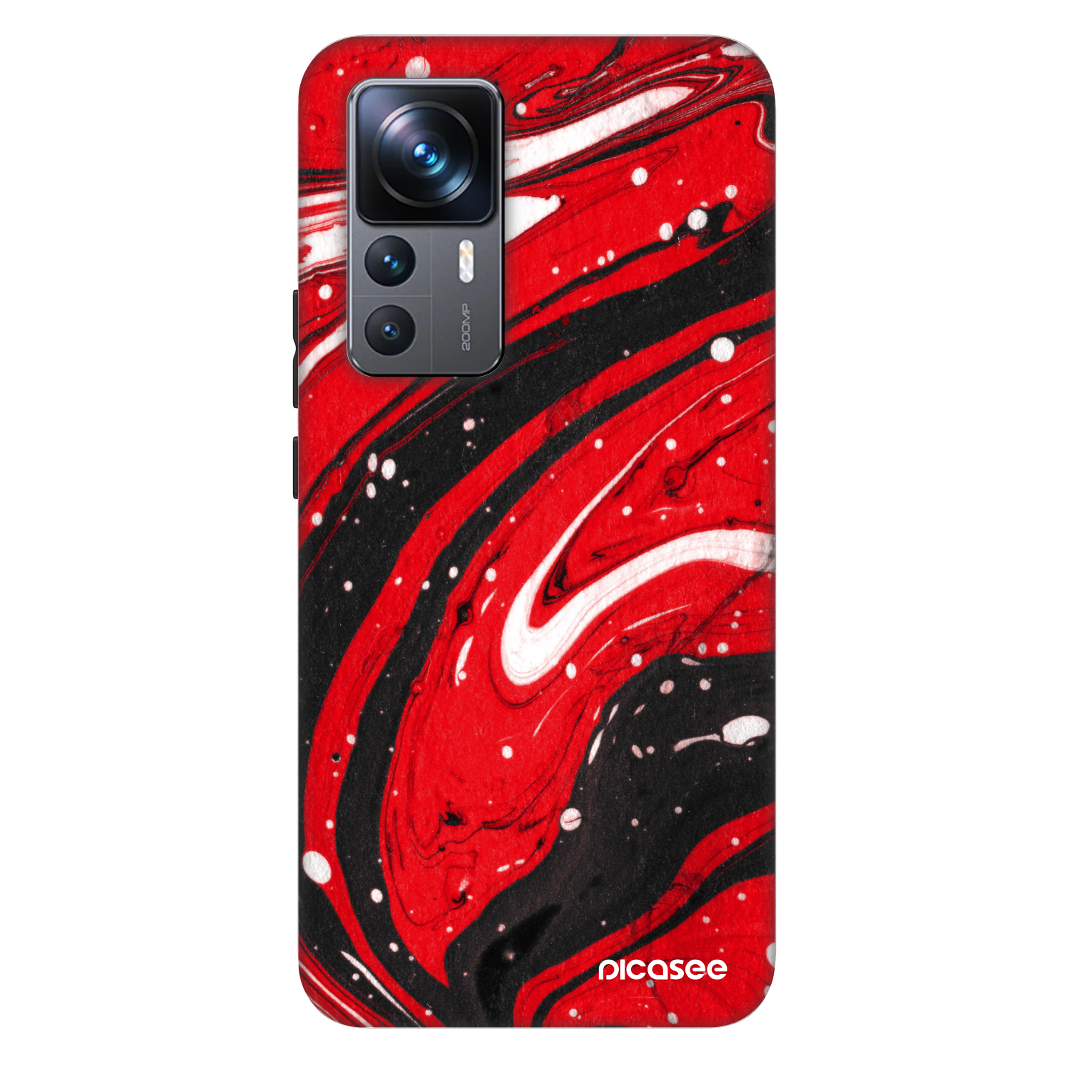 Picasee Fashion Case za Xiaomi 12T - Red black