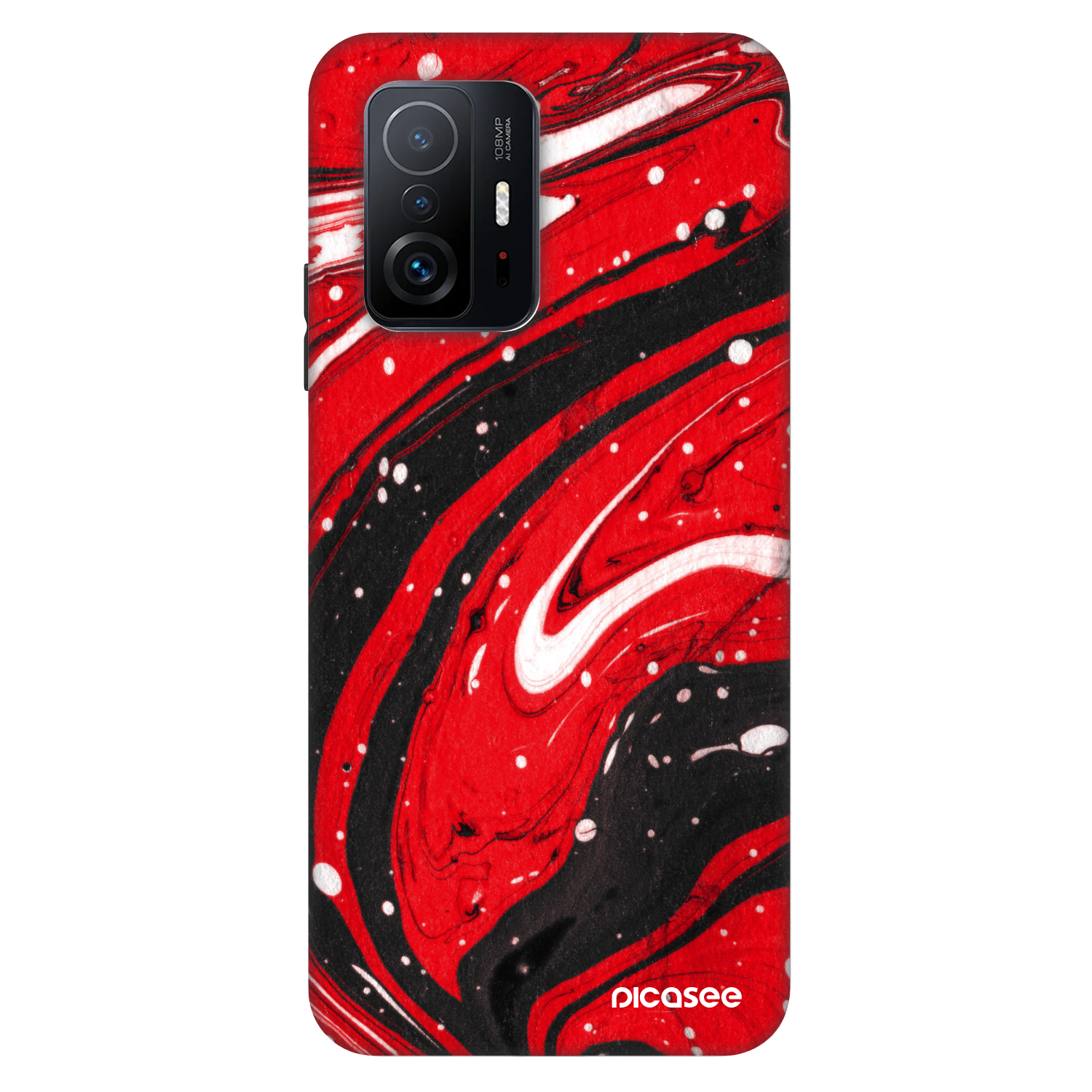 Picasee Fashion Case za Xiaomi 11T - Red black