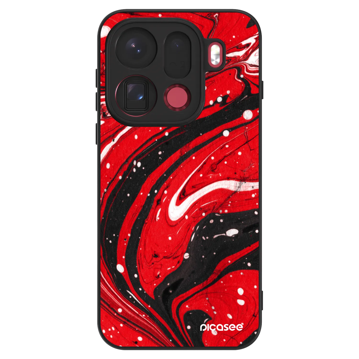 Picasee ULTIMATE CASE za OPPO Find X9 Pro - Red black