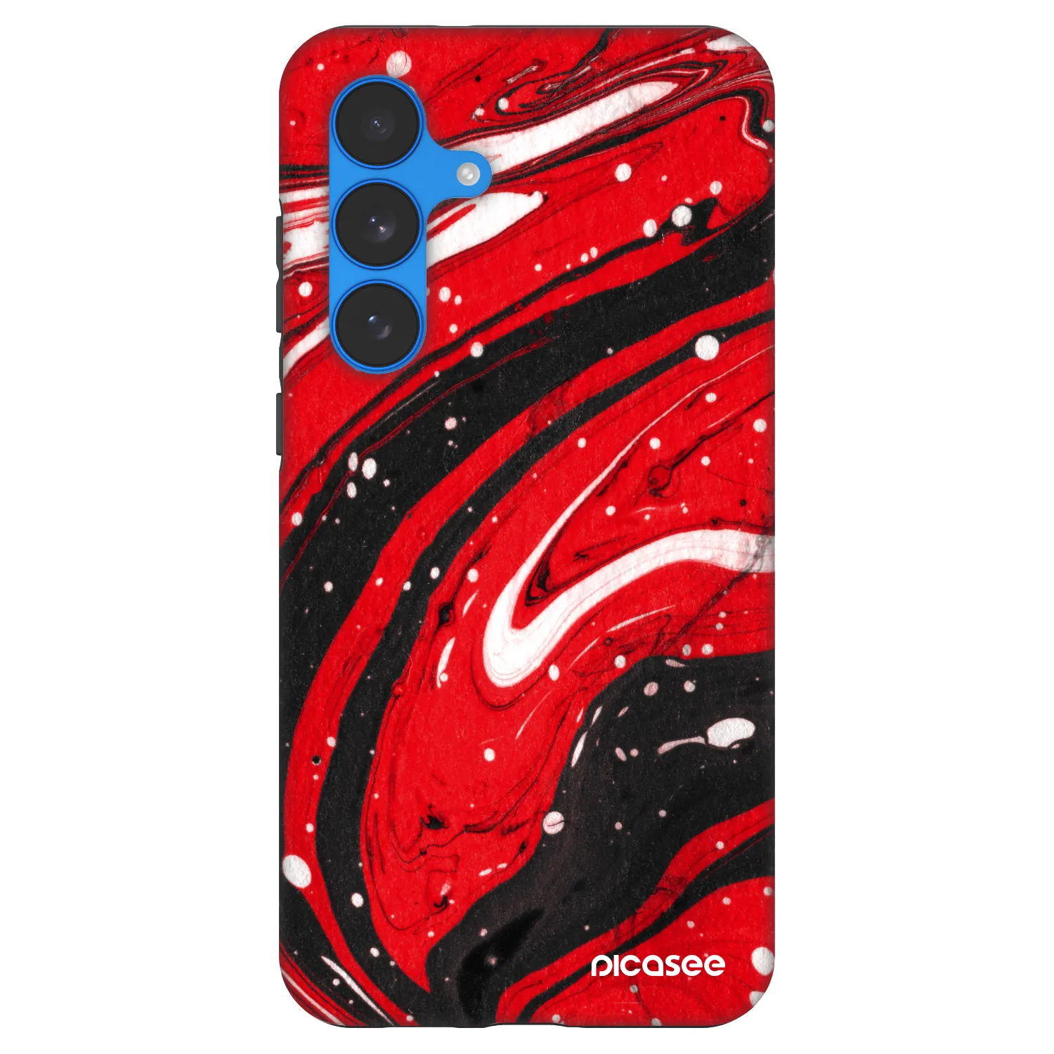 Picasee Fashion Case za Samsung Galaxy S25 FE 5G - Red black