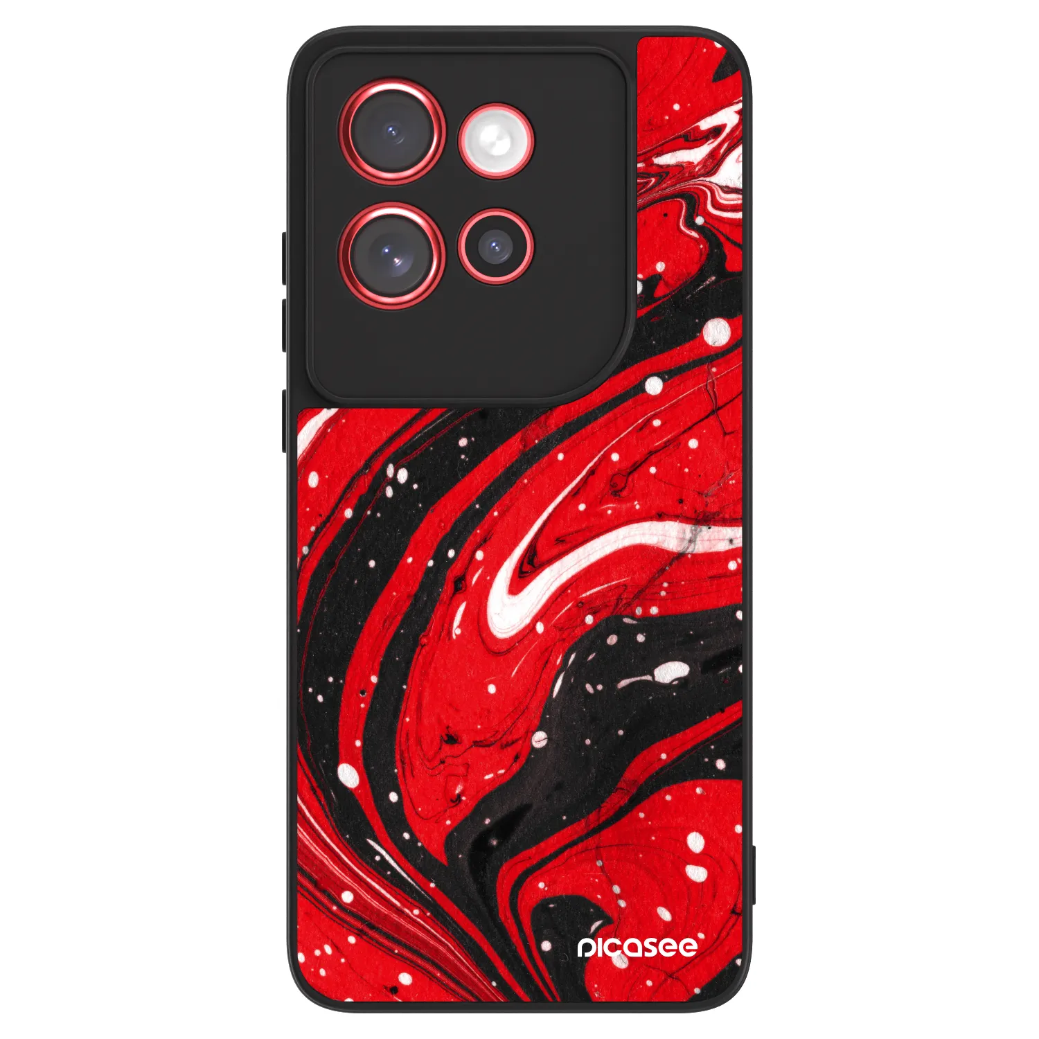 Picasee ULTIMATE CASE za Motorola Edge 60 Neo 5G - Red black