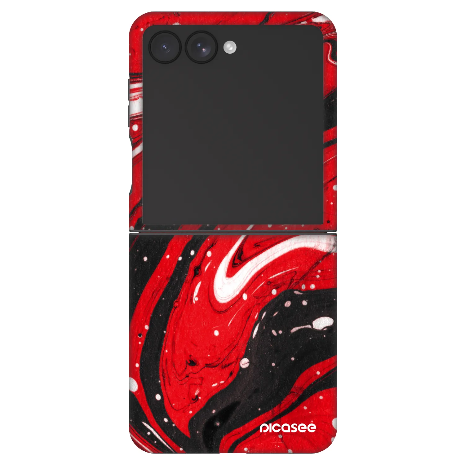 Picasee Fashion Case za Samsung Galaxy Z Flip7 5G - Red black