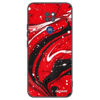 Maskica za Motorola Moto G9 Play - Red black