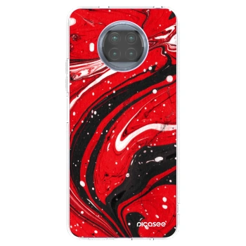 Picasee silikonska prozirna maskica za Xiaomi Mi 10T Lite - Red black