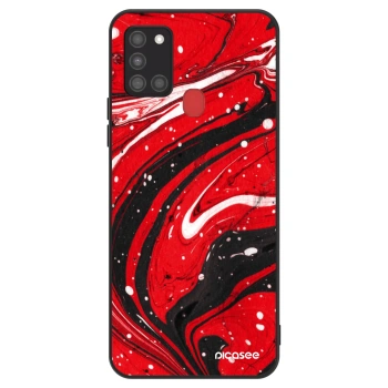 Maskica za Samsung Galaxy A21s - Red black