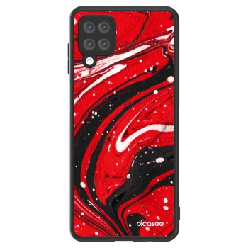 Picasee ULTIMATE CASE za Samsung Galaxy A12 A125F - Red black