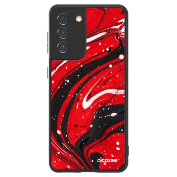 Picasee ULTIMATE CASE za Samsung Galaxy S21 5G G991B - Red black