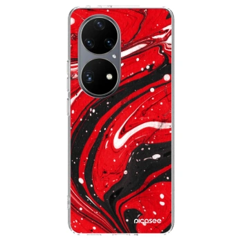Maskica za Huawei P50 - Red black