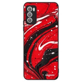 Maskica za Motorola Moto G60 - Red black