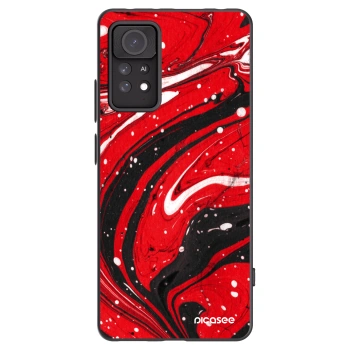 Picasee crna silikonska maskica za Xiaomi Redmi Note 11 Pro 5G - Red black