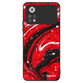 Maskica za Xiaomi Poco X4 Pro 5G - Red black