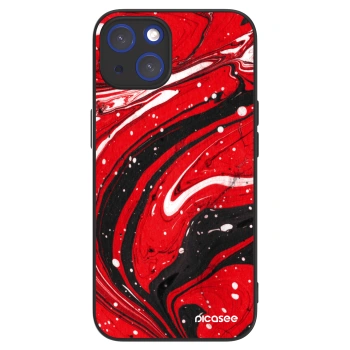Picasee ULTIMATE CASE za Apple iPhone 14 - Red black