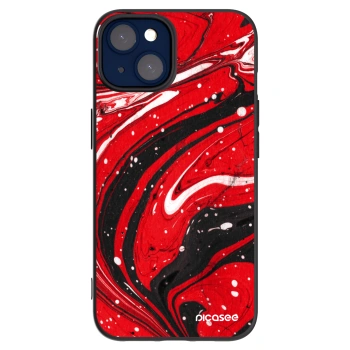 Picasee crna silikonska maskica za Apple iPhone 14 - Red black
