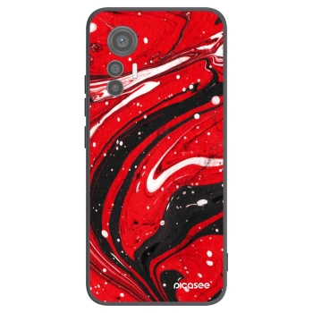 Picasee crna silikonska maskica za Xiaomi 12 Lite - Red black