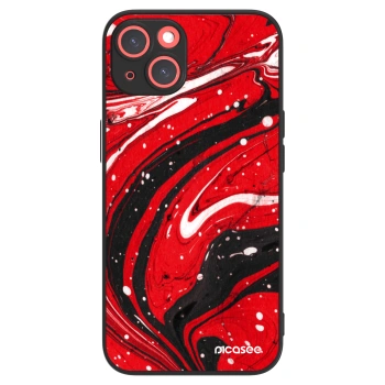 Picasee ULTIMATE CASE MagSafe za Apple iPhone 13 - Red black