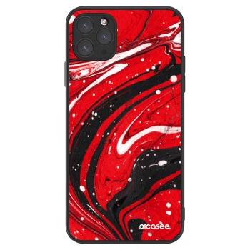 Picasee ULTIMATE CASE MagSafe za Apple iPhone 11 Pro Max - Red black