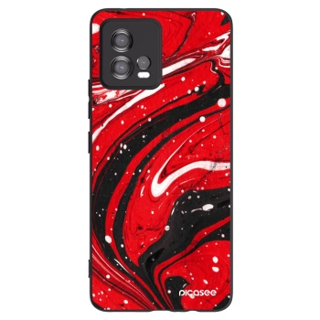Maskica za Motorola Moto G72 - Red black
