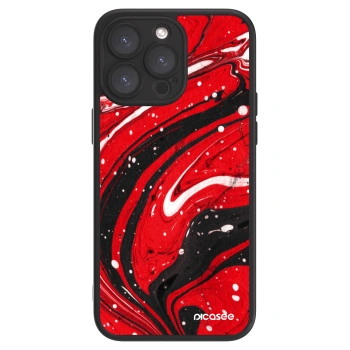 Picasee ULTIMATE CASE MagSafe za Apple iPhone 15 Pro Max - Red black