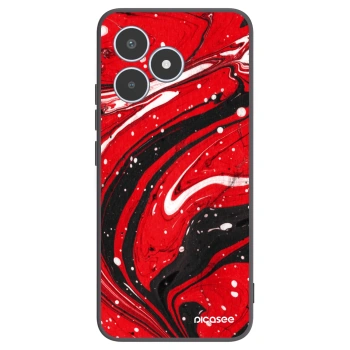 Picasee crna silikonska maskica za Realme C53 - Red black