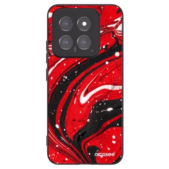 Picasee crna silikonska maskica za Xiaomi 14 - Red black