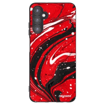 Picasee crna silikonska maskica za Samsung Galaxy A05s A057G - Red black