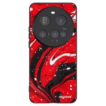 Picasee crna silikonska maskica za Xiaomi 15 Ultra - Red black