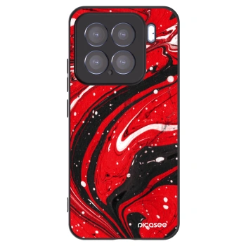 Picasee crna silikonska maskica za Xiaomi 15 - Red black