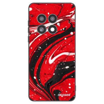 Picasee crna silikonska maskica za OnePlus 13 5G - Red black