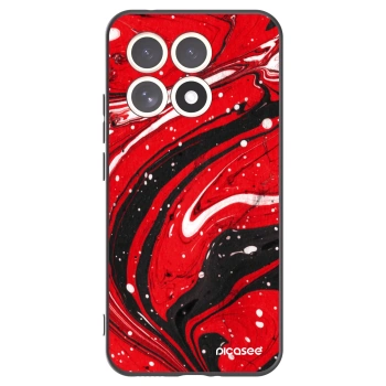 Picasee crna silikonska maskica za Xiaomi 15T - Red black