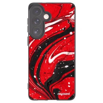 Picasee crna silikonska maskica za Samsung Galaxy S26+ - Red black