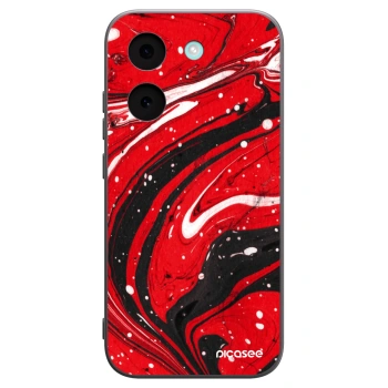 Picasee crna silikonska maskica za Xiaomi Poco X8 Pro - Red black