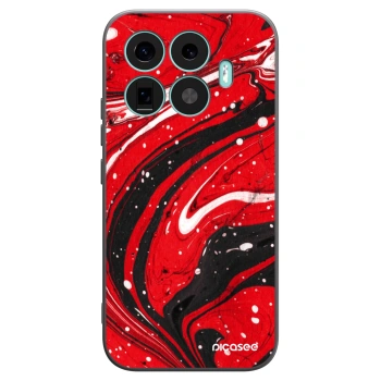 Picasee crna silikonska maskica za Xiaomi 17T - Red black