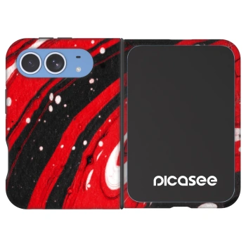 Picasee Fashion Case MagSafe za Apple iPhone Ultra - Red black