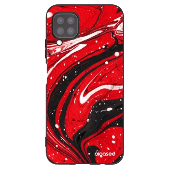 Picasee crna silikonska maskica za Huawei P40 Lite - Red black