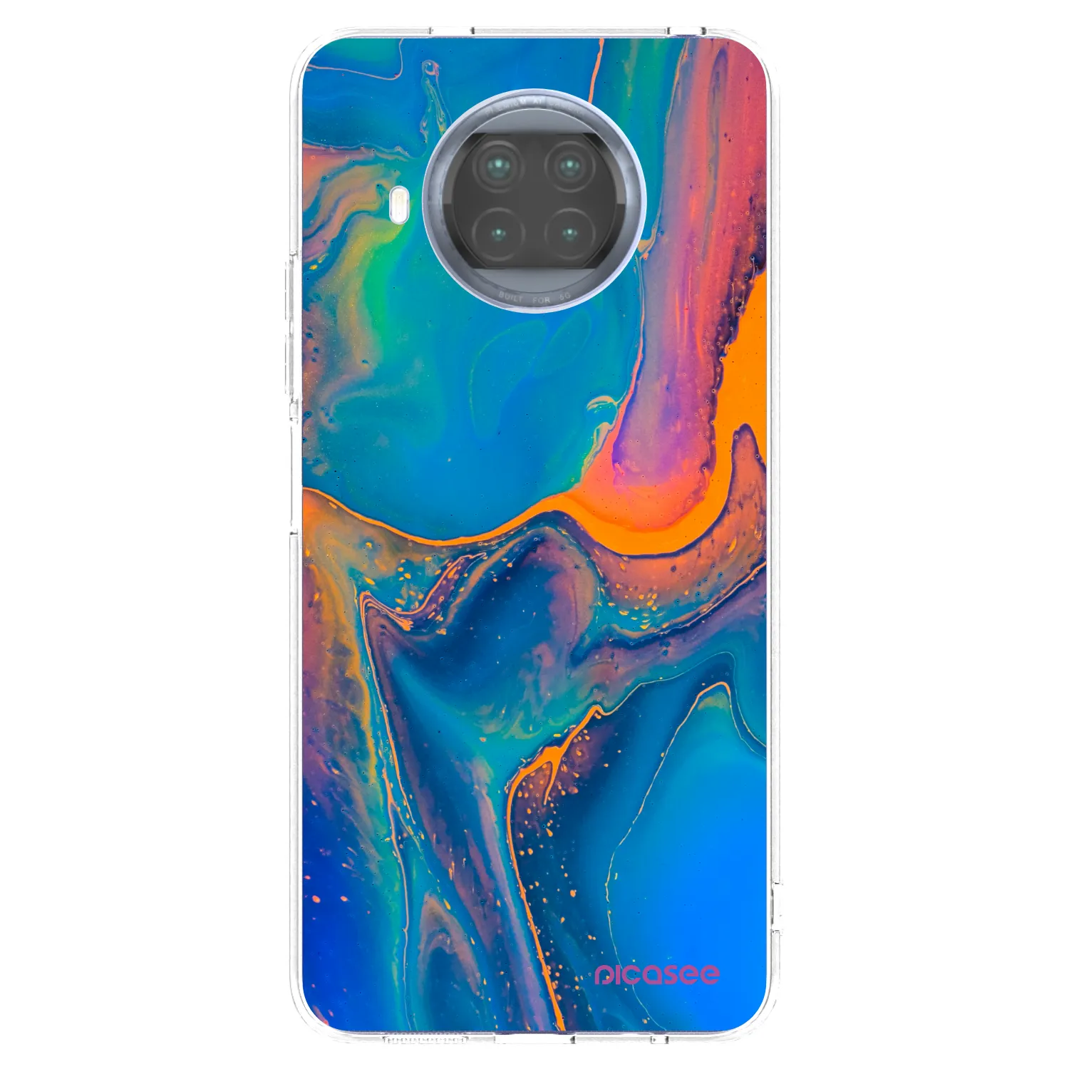 Picasee silikonska prozirna maskica za Xiaomi Mi 10T Lite - Rainbow