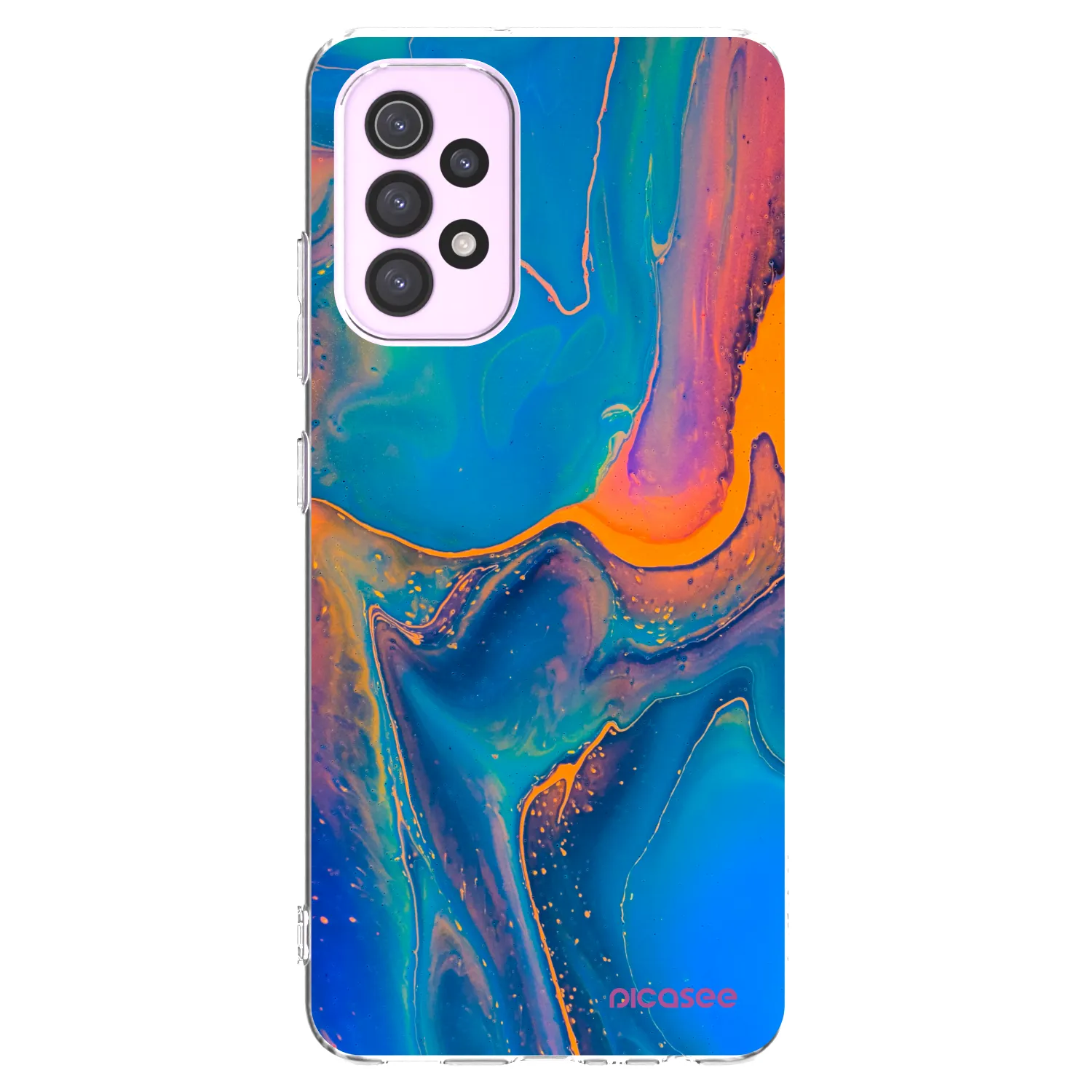 Picasee silikonska prozirna maskica za Samsung Galaxy A32 5G A326B - Rainbow