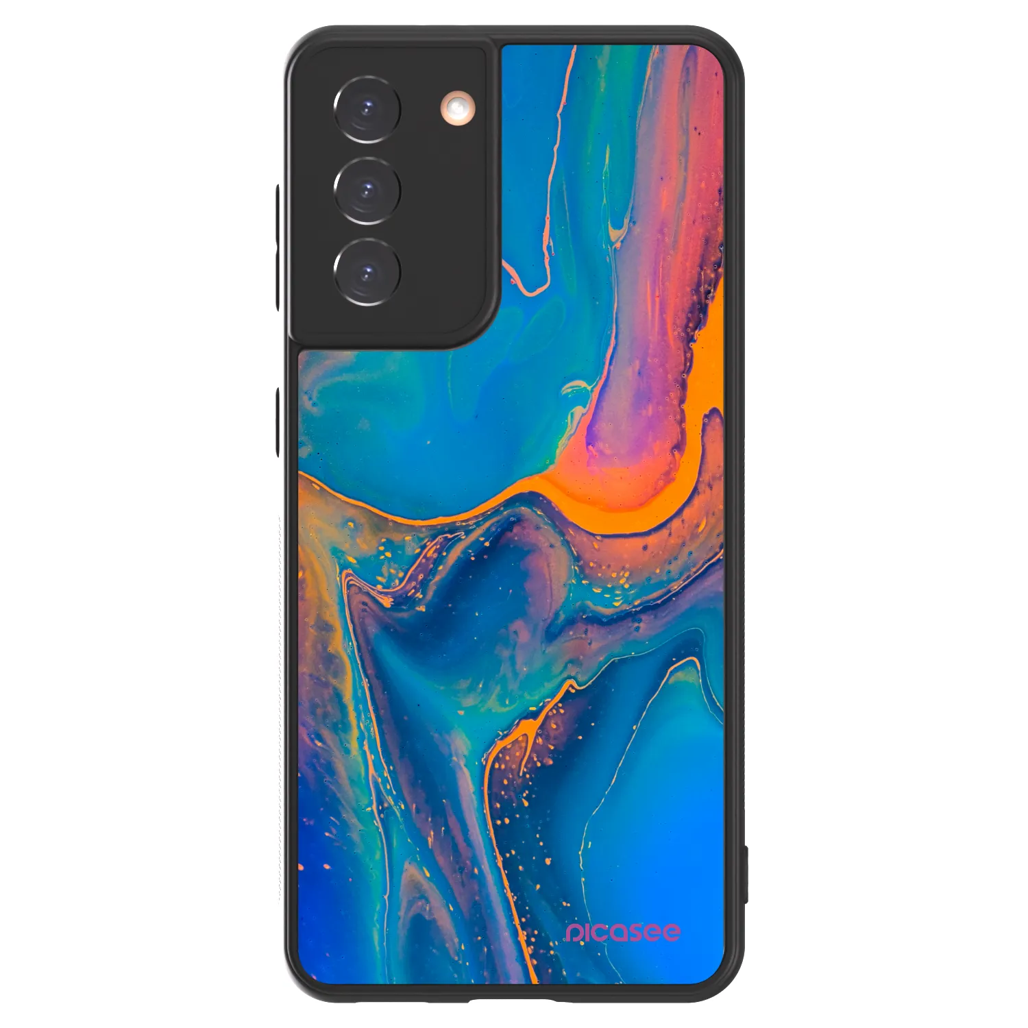 Picasee ULTIMATE CASE za Samsung Galaxy S21 5G G991B - Rainbow