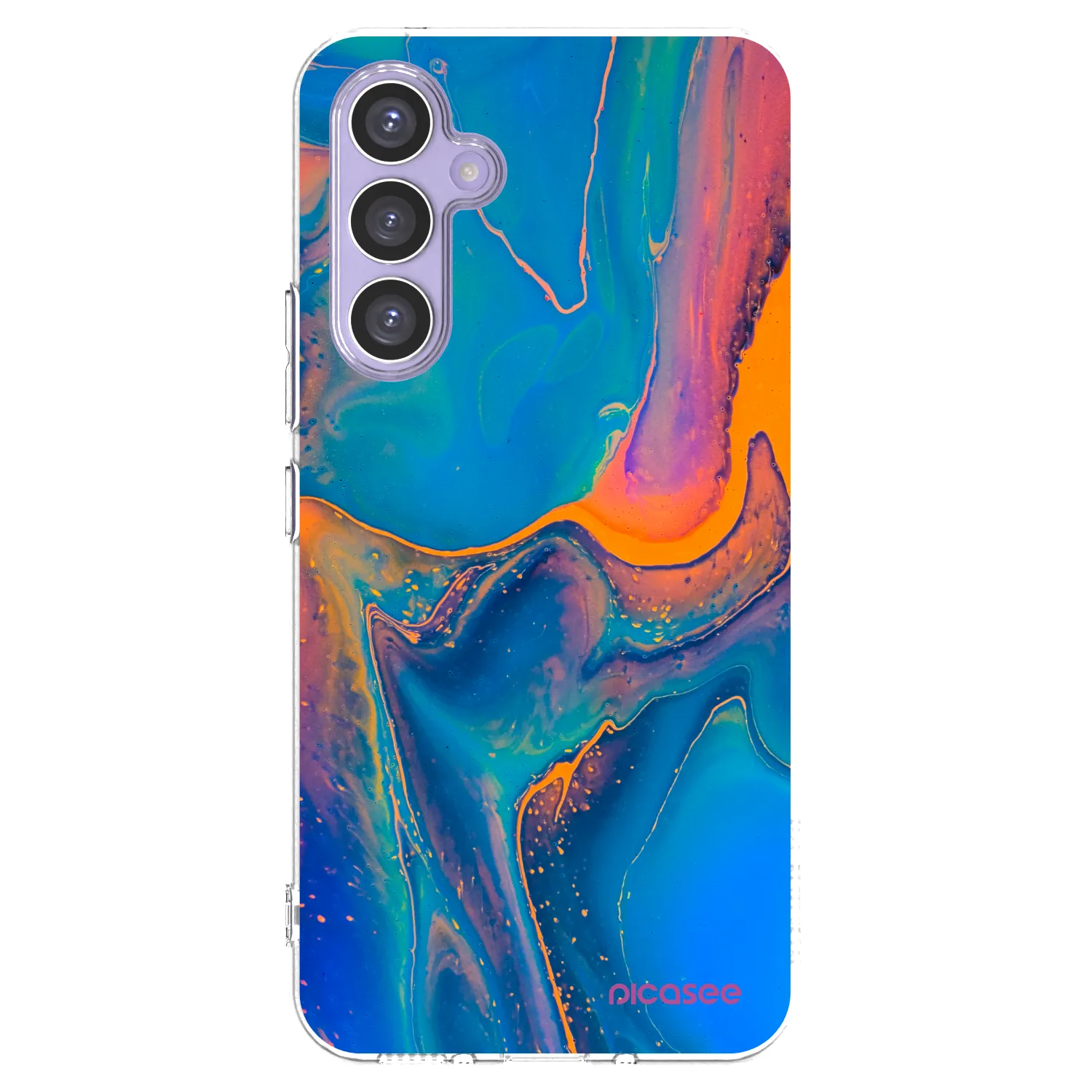 Picasee silikonska prozirna maskica za Samsung Galaxy A54 5G A546B - Rainbow