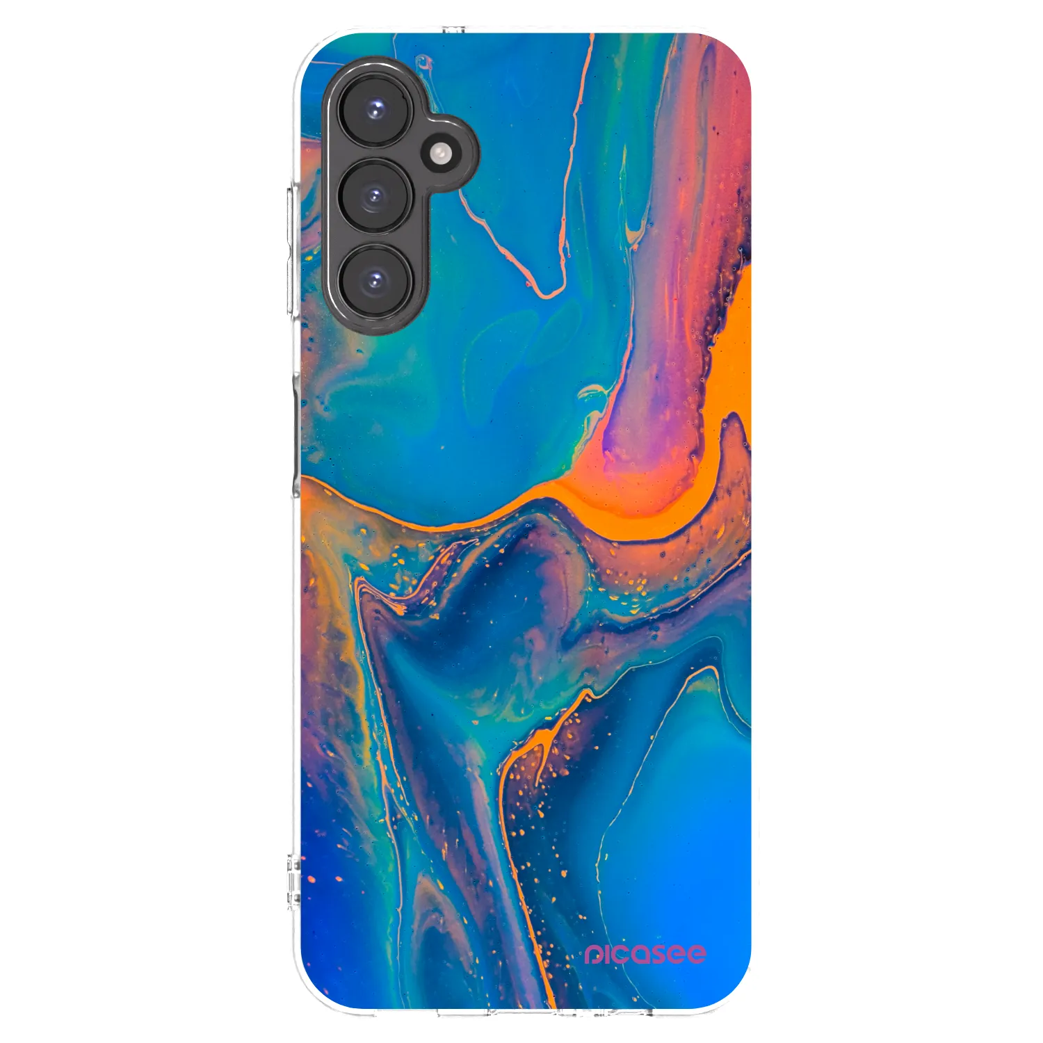 Picasee silikonska prozirna maskica za Samsung Galaxy A14 5G A146P - Rainbow