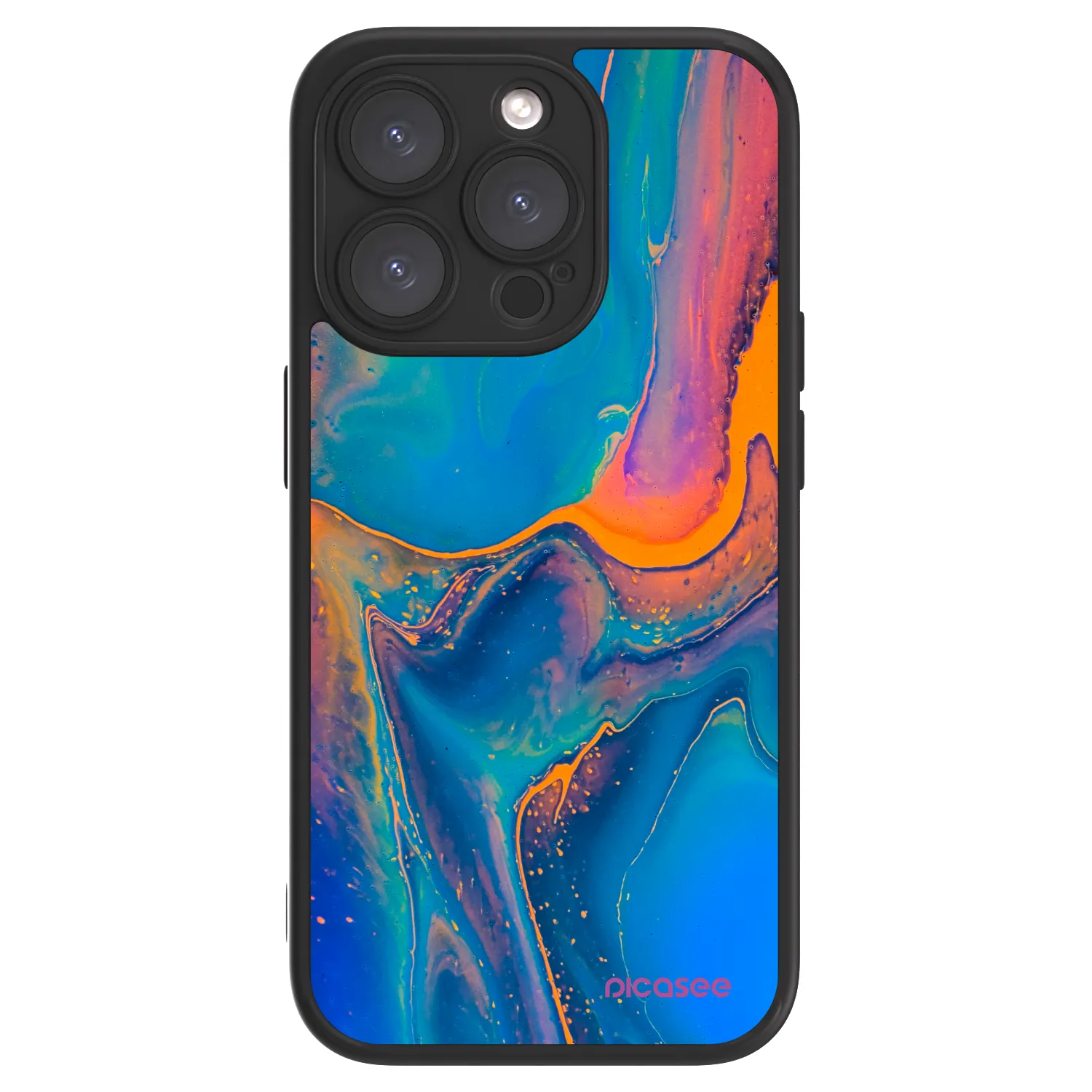 Picasee ULTIMATE CASE MagSafe za Apple iPhone 15 Pro - Rainbow