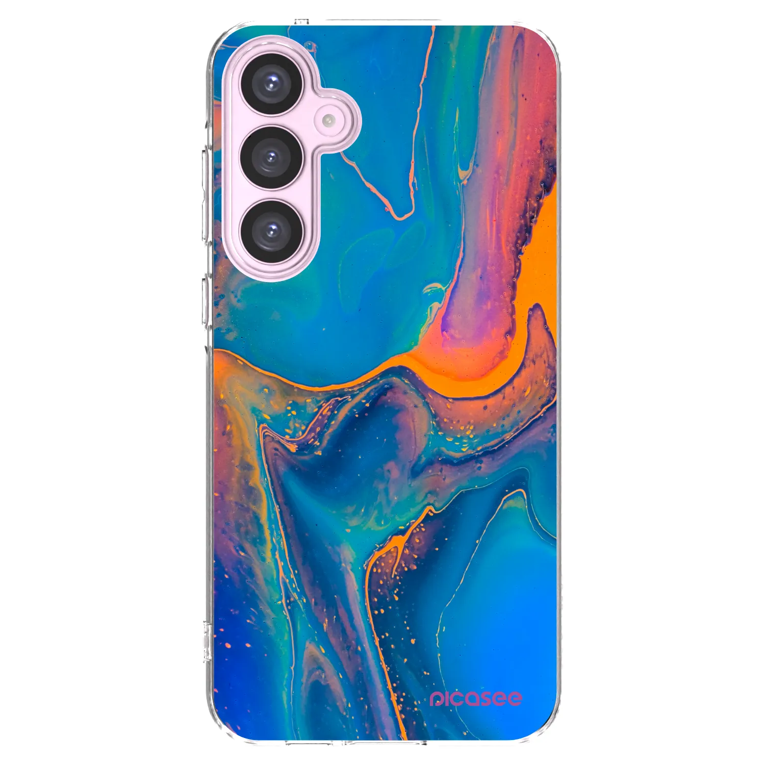 Picasee silikonska prozirna maskica za Samsung Galaxy A55 5G A556B - Rainbow