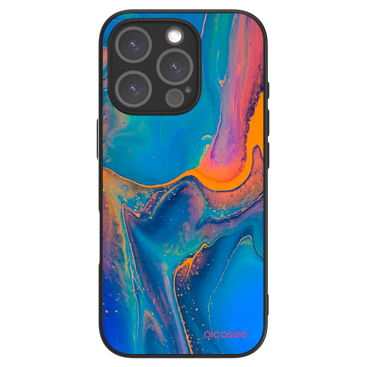 Picasee ULTIMATE CASE MagSafe za Apple iPhone 16 Pro - Rainbow