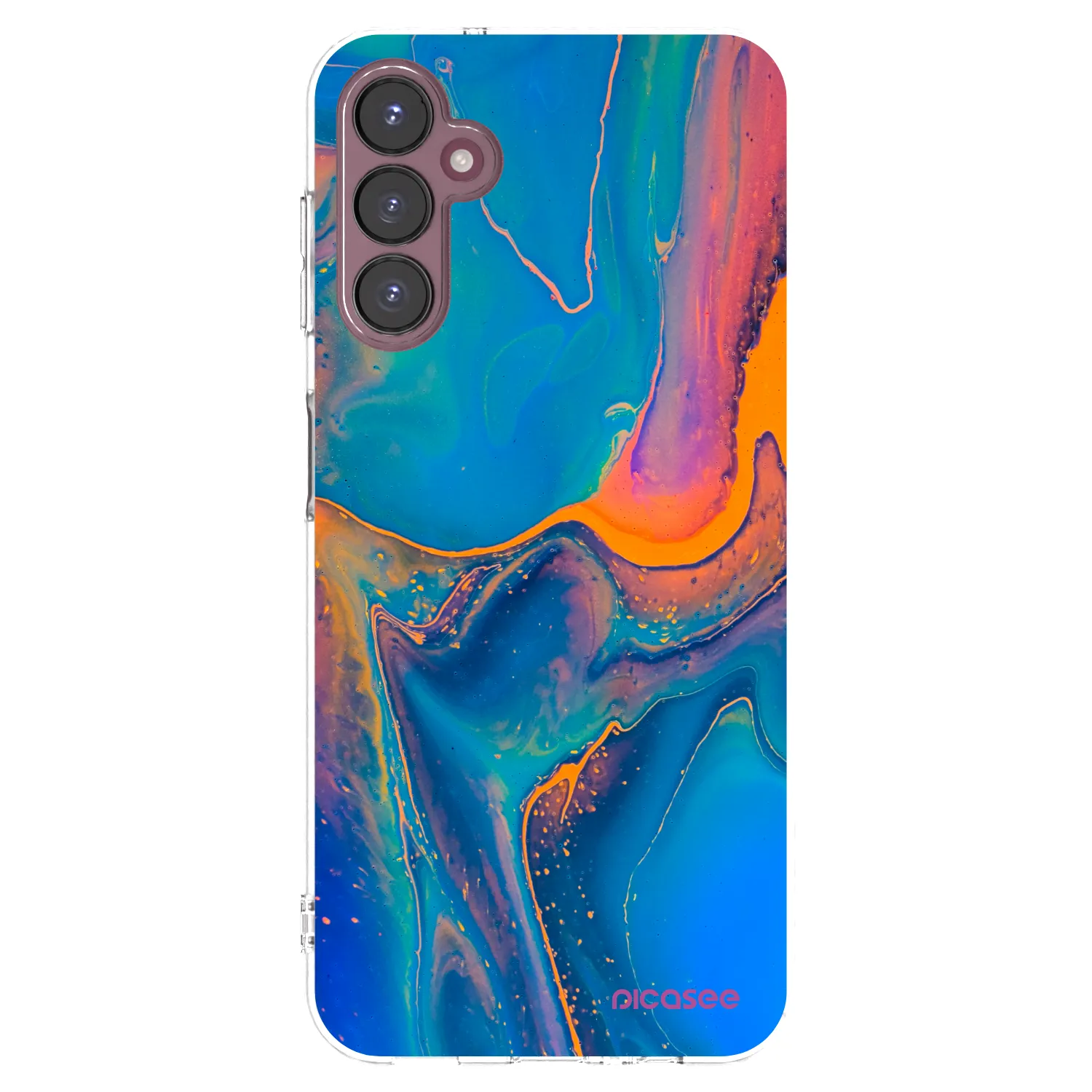 Picasee silikonska prozirna maskica za Samsung Galaxy A05s A057G - Rainbow