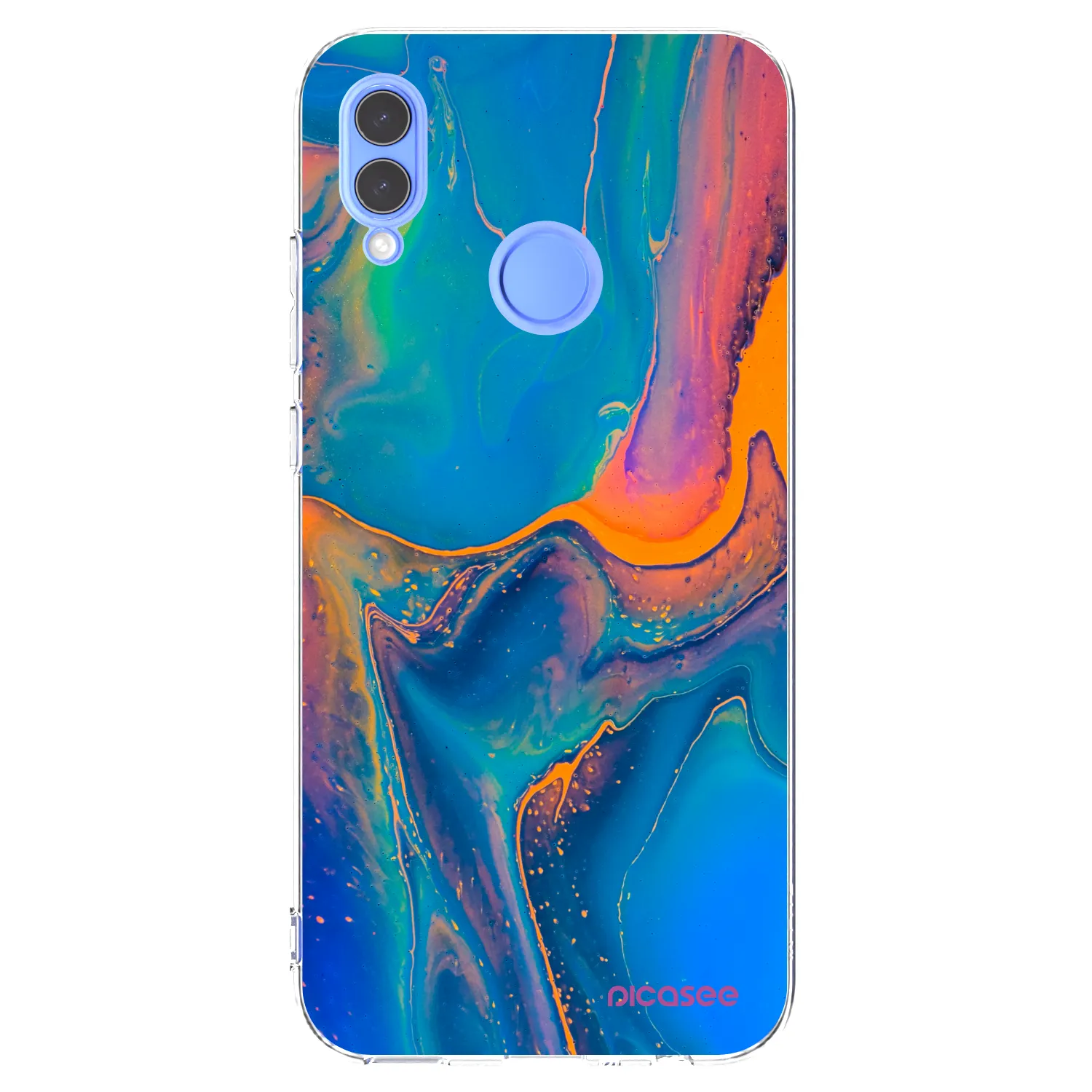 Picasee silikonska prozirna maskica za Honor 10 Lite - Rainbow