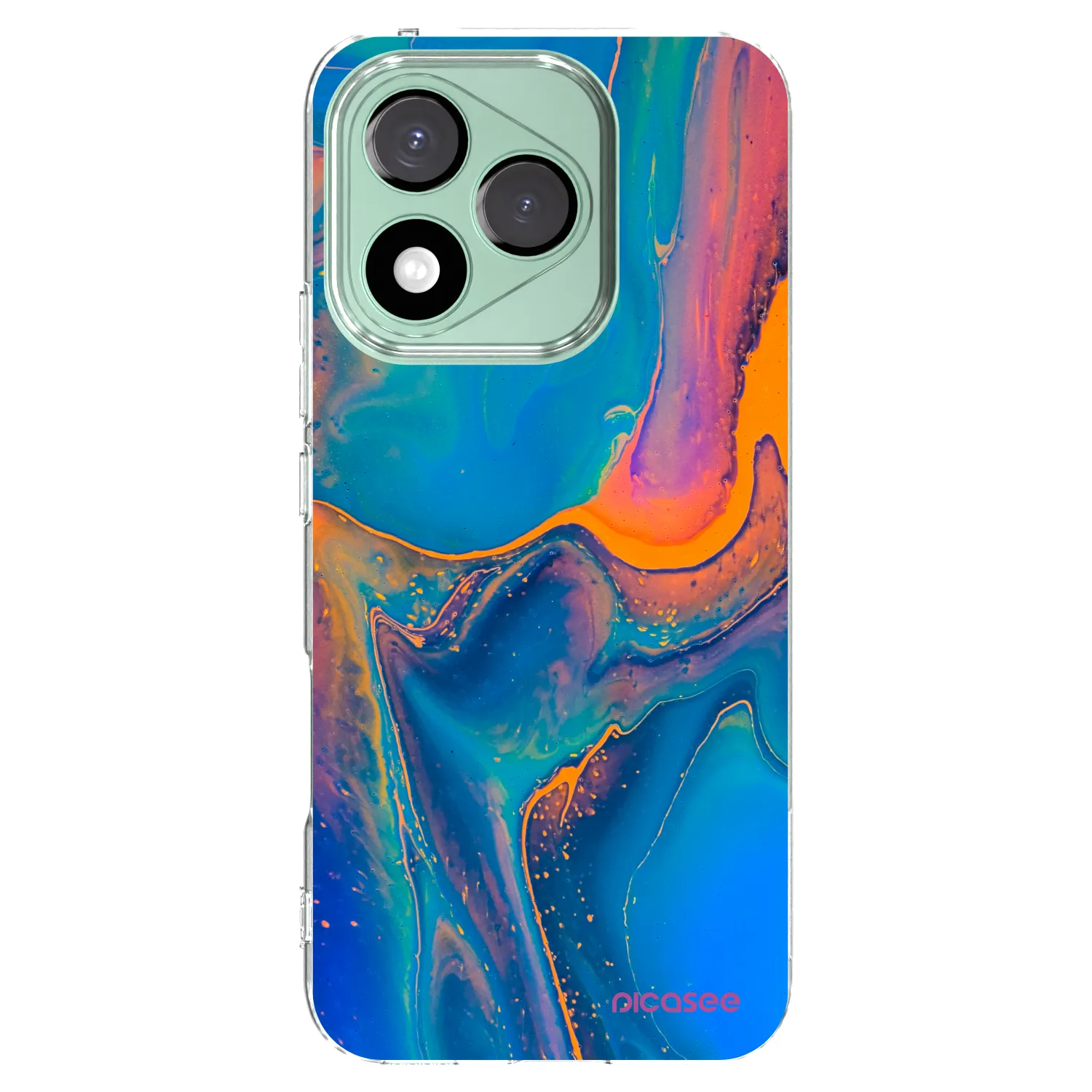 Picasee silikonska prozirna maskica za Honor 400 Lite 5G - Rainbow